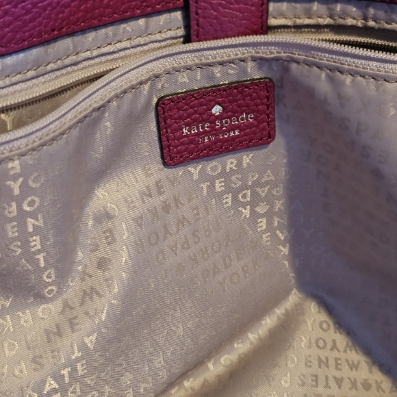 Kate Spade Fuchsia Leather Shoulder Bag - Picture 5 of 5